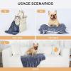 image1 Pack 3 Blankets Super Soft Cute Dot Pattern Pet Blanket Flannel Throw for Dog Puppy Cat BeigeBrownPink SmallBlue2