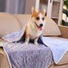 image1 Pack 3 Blankets Super Soft Cute Dot Pattern Pet Blanket Flannel Throw for Dog Puppy Cat BeigeBrownPink SmallBlue2