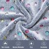 image1 Pack 3 Blankets Super Soft Cute Dot Pattern Pet Blanket Flannel Throw for Dog Puppy Cat BeigeBrownPink SmallBluePurpleGrey