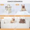 image1 Pack 3 Blankets Super Soft Cute Dot Pattern Pet Blanket Flannel Throw for Dog Puppy Cat BeigeBrownPink SmallBrown2