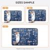 image1 Pack 3 Blankets Super Soft Fluffy Cute Bone Pattern Pet Blanket Flannel Throw for Dog Puppy Cat PinkBrownPurple SmallKhakiBlueNavy Bone