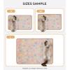 image1 Pack 3 Blankets Super Soft Fluffy Cute Bone Pattern Pet Blanket Flannel Throw for Dog Puppy Cat PinkBrownPurple SmallPinkBrownPurple Bone