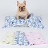 image1 Pack 3 Blankets Super Soft Fluffy Premium Cute Elephant Pattern Pet Blanket Flannel Throw for Dog Puppy Cat BluePinkYellow Small23x16 inchBluePinkYellow