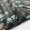 image1 Pack 3 Blankets Super Soft Fluffy Premium Fleece Pet Blanket Flannel Throw for Dog Puppy Cat Paw Brown Small23x16 inchGrey Paw2