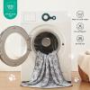 image1 Pack 3 Blankets Super Soft Fluffy Premium Fleece Pet Blanket Flannel Throw for Dog Puppy Cat Paw Brown Small23x16 inchGreypaw Line