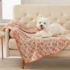 image1 Pack 3 Blankets Super Soft Fluffy Premium Fleece Pet Blanket Flannel Throw for Dog Puppy Cat Paw Brown Small23x16 inchPaw