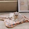 image1 Pack 3 Blankets Super Soft Fluffy Premium Fleece Pet Blanket Flannel Throw for Dog Puppy Cat Paw Brown Small23x16 inchPaw