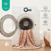 image1 Pack 3 Blankets Super Soft Fluffy Premium Fleece Pet Blanket Flannel Throw for Dog Puppy Cat Paw Brown Small23x16 inchPaw