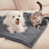 image1 Pack 3 Calming Blankets Fluffy Premium Fleece Pet Blanket Soft Sherpa Throw for Dog Puppy Cat Beige Small 23quot x16Beige
