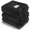 image1 Pack 3 Calming Blankets Fluffy Premium Fleece Pet Blanket Soft Sherpa Throw for Dog Puppy Cat Beige Small 23quot x16Black