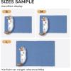 image1 Pack 3 Calming Blankets Fluffy Premium Fleece Pet Blanket Soft Sherpa Throw for Dog Puppy Cat Beige Small 23quot x16Haze Blue