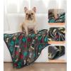 imageLuciphia 1 Pack 6 Dog Blankets Cat Soft Fluffy Fleece Pet Blanket Warm Cute Print Design Puppy Kitten Doggy Bone Small23quotx16quotBone