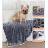 imageLuciphia 1 Pack 6 Dog Blankets Cat Soft Fluffy Fleece Pet Blanket Warm Cute Print Design Puppy Kitten Doggy Bone Small23quotx16quotDot