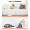 imageLuciphia 1 Pack 6 Dog Blankets Cat Soft Fluffy Fleece Pet Blanket Warm Cute Print Design Puppy Kitten Doggy Bone Small23quotx16quotDot