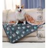 imageLuciphia 1 Pack 6 Dog Blankets Cat Soft Fluffy Fleece Pet Blanket Warm Cute Print Design Puppy Kitten Doggy Bone Small23quotx16quotPaw