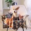 imageLuciphia 1 Pack 6 Dog Blankets Cat Soft Fluffy Fleece Pet Blanket Warm Cute Print Design Puppy Kitten Doggy Bone Small23quotx16quotPaw