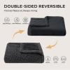 imageLuciphia Waterproof Blanket for Large Dogs Liquid Proof Furniture Protector Washable Pet Reversible Bed Cover for Couch Soft Sherpa Fleece Cat Blanket for Small Medium Grey Small40quot x 28quotGrey
