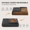 imageLuciphia Waterproof Blanket for Large Dogs Liquid Proof Furniture Protector Washable Pet Reversible Bed Cover for Couch Soft Sherpa Fleece Cat Blanket for Small Medium Grey Small40quot x 28quotKhaki