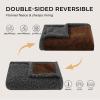 imageLuciphia Waterproof Blanket for Large Dogs Liquid Proof Furniture Protector Washable Pet Reversible Bed Cover for Couch Soft Sherpa Fleece Cat Blanket for Small Medium Grey Small40quot x 28quotBrown