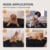 imageLuciphia Waterproof Blanket for Large Dogs Liquid Proof Furniture Protector Washable Pet Reversible Bed Cover for Couch Soft Sherpa Fleece Cat Blanket for Small Medium Grey Small40quot x 28quotBlack
