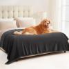 imageLuciphia Waterproof Blanket for Large Dogs Liquid Proof Furniture Protector Washable Pet Reversible Bed Cover for Couch Soft Sherpa Fleece Cat Blanket for Small Medium Grey Small40quot x 28quotGrey