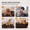 imageLuciphia Waterproof Blanket for Large Dogs Liquid Proof Furniture Protector Washable Pet Reversible Bed Cover for Couch Soft Sherpa Fleece Cat Blanket for Small Medium Grey Small40quot x 28quotBrown