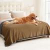 imageLuciphia Waterproof Blanket for Large Dogs Liquid Proof Furniture Protector Washable Pet Reversible Bed Cover for Couch Soft Sherpa Fleece Cat Blanket for Small Medium Grey Small40quot x 28quotKhaki