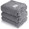 image1 Pack 3 Calming Blankets Fluffy Premium Fleece Pet Blanket Soft Sherpa Throw for Dog Puppy Cat Beige Small 23quot x16Grey
