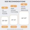 imageSmall Fleece Dog Blankets Gift for Puppy Essential Calming Cat Bed Blanket Medium Dogs Soft Throw Grey30quotx20quotPack of 1