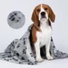 imageSmall Fleece Dog Blankets Gift for Puppy Essential Calming Cat Bed Blanket Medium Dogs Soft Throw Grey30quotx20quotPack of 1