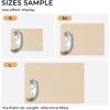 imageLuciphia Premium Fleece Pet Blanket for Small Medium Dogs Puppy Soft Sherpa Calming Cat Throw BlanketsPink57x40 inchesBeige