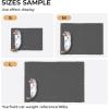 imageLuciphia Premium Fleece Pet Blanket for Small Medium Dogs Puppy Soft Sherpa Calming Cat Throw BlanketsPink57x40 inchesGrey