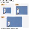 imageLuciphia Premium Fleece Pet Blanket for Small Medium Dogs Puppy Soft Sherpa Calming Cat Throw BlanketsPink57x40 inchesHaze Blue