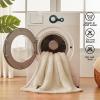 imageLuciphia Waterproof Pet Blanket for Medium Large Dogs Soft Cat Sherpa Calming Thick Cover Leakproof Cozy Puppy Sofa Bed Car Couch ProtectorGrey30x20 inchesBeige