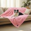 imageLuciphia Waterproof Pet Blanket for Medium Large Dogs Soft Cat Sherpa Calming Thick Cover Leakproof Cozy Puppy Sofa Bed Car Couch ProtectorGrey30x20 inchesPink