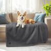 imageLuciphia Waterproof Pet Blanket for Medium Large Dogs Soft Cat Sherpa Calming Thick Cover Leakproof Cozy Puppy Sofa Bed Car Couch ProtectorGrey30x20 inchesGrey