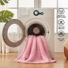 imageLuciphia Waterproof Pet Blanket for Medium Large Dogs Soft Cat Sherpa Calming Thick Cover Leakproof Cozy Puppy Sofa Bed Car Couch ProtectorGrey30x20 inchesPink
