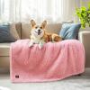 imageLuciphia Waterproof Pet Blanket for Medium Large Dogs Soft Cat Sherpa Calming Thick Cover Leakproof Cozy Puppy Sofa Bed Car Couch ProtectorGrey30x20 inchesPink