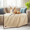 imageLuciphia Waterproof Pet Blanket for Medium Large Dogs Soft Cat Sherpa Calming Thick Cover Leakproof Cozy Puppy Sofa Bed Car Couch ProtectorGrey30x20 inchesBeigeBrown