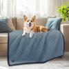 imageLuciphia Waterproof Pet Blanket for Medium Large Dogs Soft Cat Sherpa Calming Thick Cover Leakproof Cozy Puppy Sofa Bed Car Couch ProtectorGrey30x20 inchesBlueNavy