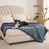 imageLuciphia Waterproof Pet Blanket for Medium Large Dogs Soft Cat Sherpa Calming Thick Cover Leakproof Cozy Puppy Sofa Bed Car Couch ProtectorGrey30x20 inchesBlueNavy