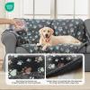 imageLuciphia Waterproof Pet Blankets for Couch Sofa Bed Cover Liquid Pee Proof Washable Soft Fluffy Large Dog Blanket Reversible Furniture Protection Grey Bone Thicken XLarge85quot x 57quotGrey Paw