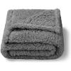 imageLuciphia Waterproof Pet Blanket for Medium Large Dogs Soft Cat Sherpa Calming Thick Cover Leakproof Cozy Puppy Sofa Bed Car Couch ProtectorGrey30x20 inchesGrey