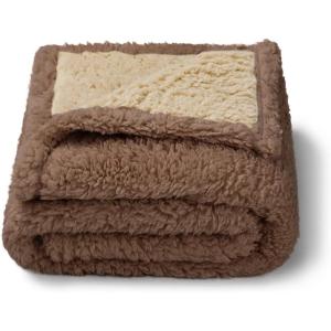 imageLuciphia Waterproof Pet Blanket for Medium Large Dogs Soft Cat Sherpa Calming Thick Cover Leakproof Cozy Puppy Sofa Bed Car Couch ProtectorGrey30x20 inchesBeigeBrown