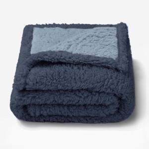 imageLuciphia Waterproof Pet Blanket for Medium Large Dogs Soft Cat Sherpa Calming Thick Cover Leakproof Cozy Puppy Sofa Bed Car Couch ProtectorGrey30x20 inchesBlueNavy