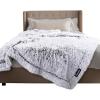 imageLuciphia Large Waterproof Dog Blanket Pet Washable Liquid Proof Furniture Protector Extra Large Calming Long Faux Fur Bed Cover for Couch Cat Blankets Reversible Protection Mist Grey 60quot x 80quotMist Grey