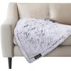 imageLuciphia Large Waterproof Dog Blanket Pet Washable Liquid Proof Furniture Protector Extra Large Calming Long Faux Fur Bed Cover for Couch Cat Blankets Reversible Protection Mist Grey 60quot x 80quotMist Grey