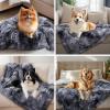 imageLuciphia Large Waterproof Dog Blanket Pet Washable Liquid Proof Furniture Protector Extra Large Calming Long Faux Fur Bed Cover for Couch Cat Blankets Reversible Protection Mist Grey 60quot x 80quotTiedye Grey