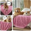 imageLuciphia Waterproof Blanket for Large Dogs Washable Pet Bed Cover Soft Fluffy Puppy Blanket with Premium Fleece Cozy Calming Cat Blankets for Indoor Cats Beige 65x57 inchPinkwaterproof