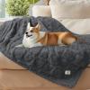 imageLuciphia Waterproof Blanket for Large Dogs Washable Pet Bed Cover Soft Fluffy Puppy Blanket with Premium Fleece Cozy Calming Cat Blankets for Indoor Cats Beige 65x57 inchGreywaterproof